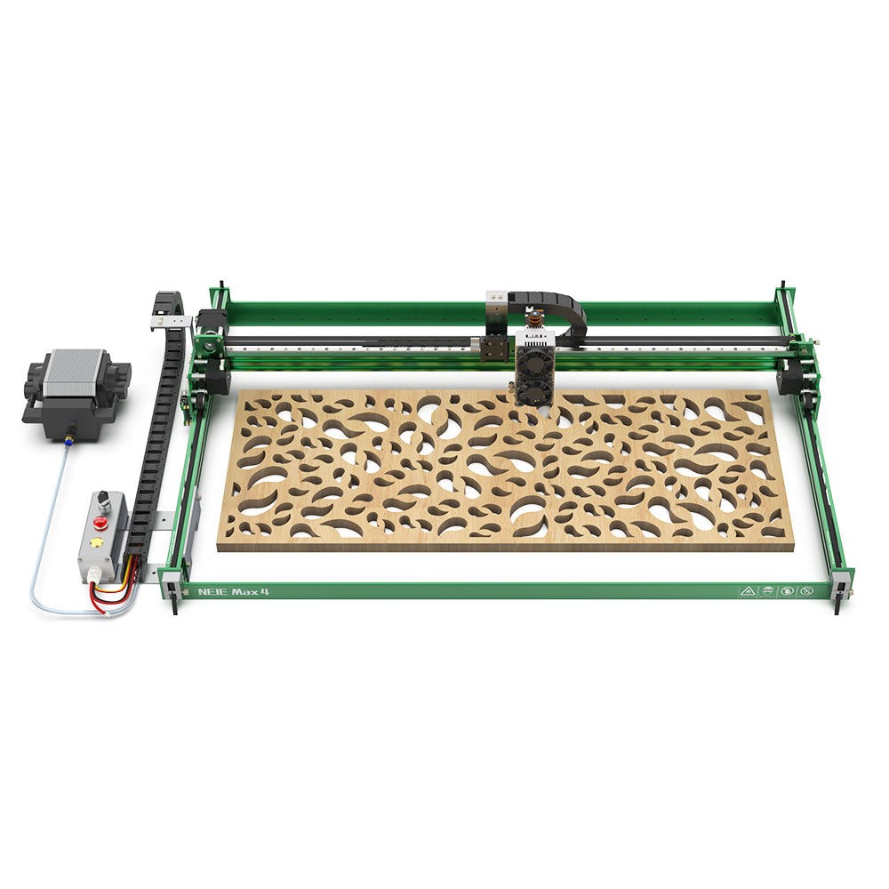 NEJE Max 4 V2 E80 Motorized Z axis Laser Cutter Laser Engraving