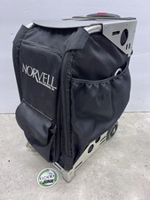 Zuca Rolling Bag Wheels Black Embroidered "Norvell"