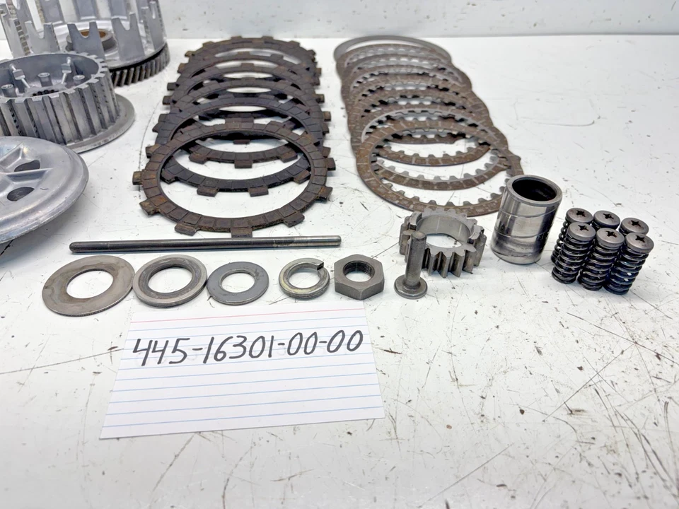 Yamaha DT360 DT 360 Engine Clutch Assembly / Basket / Plates / 445-16301-00-00 - Image 4 of 4