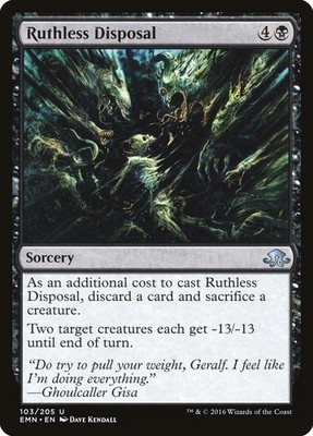 Ruthless Disposal Uncommon Eldritch Moon Magic: The Gathering Near Mint