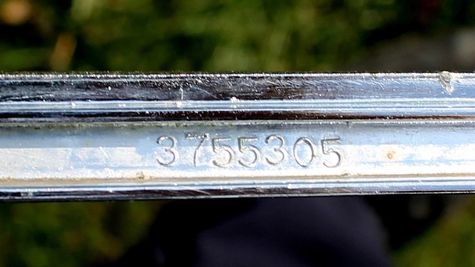 Chevrolet Impala 1959 1960 radio cromada placa frontal bisel 3755305 Foto 4 de 4