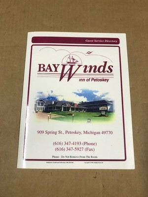 Vintage Bay Winds Inn - Petoskey, Michigan - Guest Service Directory