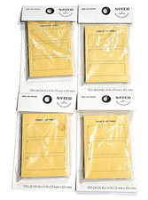 4 Pack Noted By Post It Mini List Notes Todays Top Three 2.9in X 4in