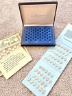 50 Sterling Silver Medals  Mini STATES OF THE UNION  Franklin Mint Set:  57.5g