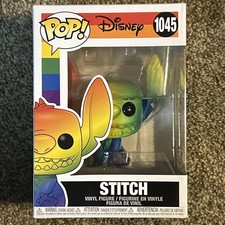 Funko Pop 2021! Figura de vinilo Disney Pride (Arco iris) STITCH #1045 NUEVA CASI NUEVA