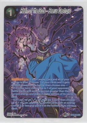 2022 Dragon Ball Super CCG - Realm of the Gods BT16 SPR Beerus Destroys
