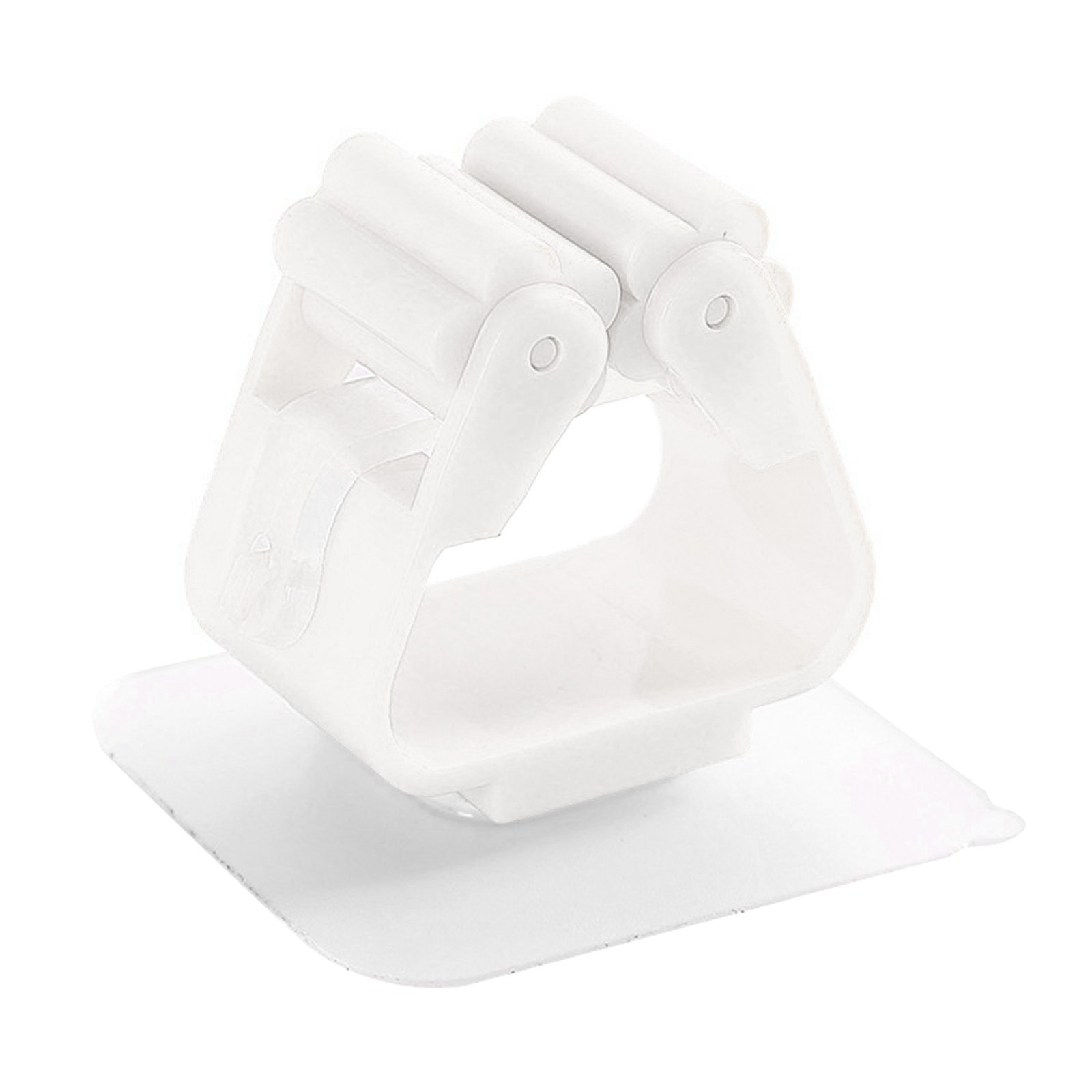 White 3x Wall Mounted Mop Holder Strong Adhesion Plastic Mop Broom Holder F BAJ