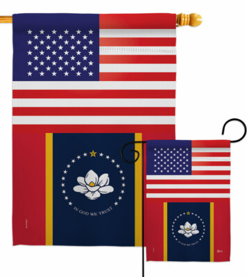 Mississippi US Garden Flag States Regional Decorative Gift Yard House Banner