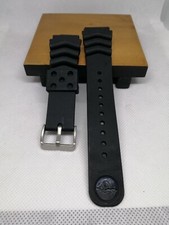 046 SEIKO REPLACEMENT 22MM Z22 WAVE VENT RUBBER STRAP SKX007, 6309, 7002, 7548