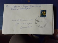 new zealand fdc 1962 1st aramoana picton - wellington voyage  postmark