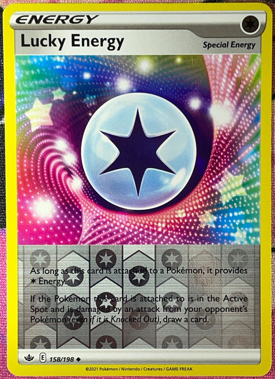 Pokemon TCG - Lucky Energy Reverse Holo - 158/198 - Chilling Reign