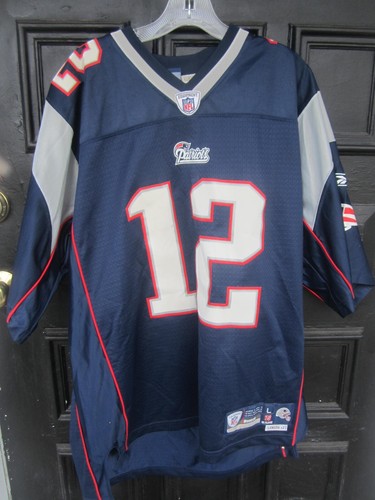 Tom Brady New England Patriots Reebok Stiched Trikot Large +2 Länge - Bild 1 von 13