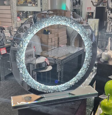 Atemberaubender geschliffener Kristall LED LEUCHTEN, Kosmetikspiegel, Make-up Ankleidespiegel