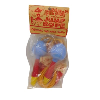 Vintage Audio Jump Rope Children’s Size toy colorful Fiesta Caracas ...