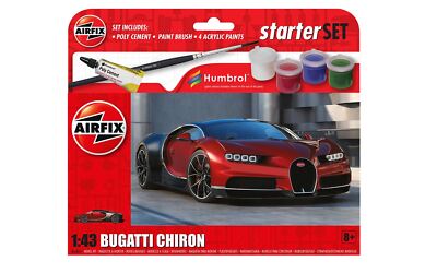 Starter Set - Bugatti Chiron - 1:43 Maßstab Airfix A55005