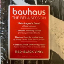 Bauhaus - Bela Lugosi's Dead The Bela Session 12" COLORED Vinyl NEW GOTH RECORD