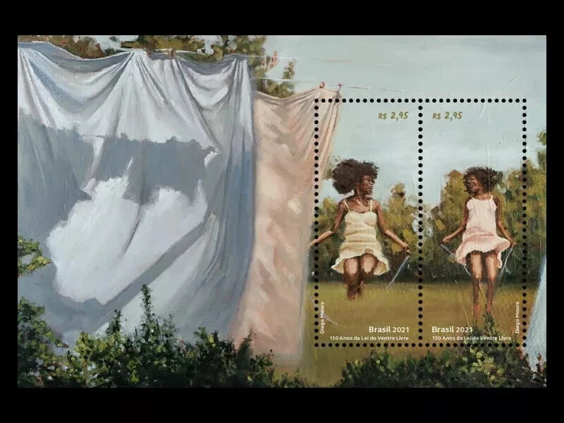150 Años de Ley del Vientre Libre - Brasil 2021 - COMO NUEVO Foto 2 de 2