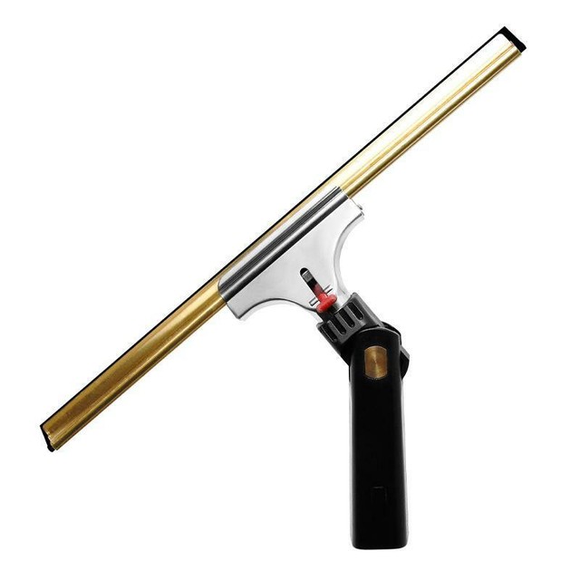 Pulex Stutzy Swivel Brass Window Cleaning Squeegee Complete eBay