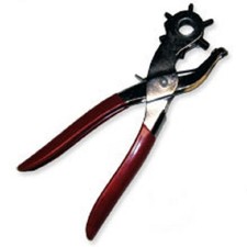 Leather Hole Punch Rotary Universal DELUX Watch Band Belt Multi Coated Grips