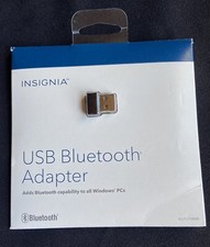 Insignia USB Bluetooth Adapter NS-PCY5BMA add bluetooth4.0 to WindowPCs Open Box