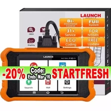 LAUNCH X431 ELITE 2.0 For NISSAN Car OBD2 Scanner Diagnostic Tool Key ECU Coding