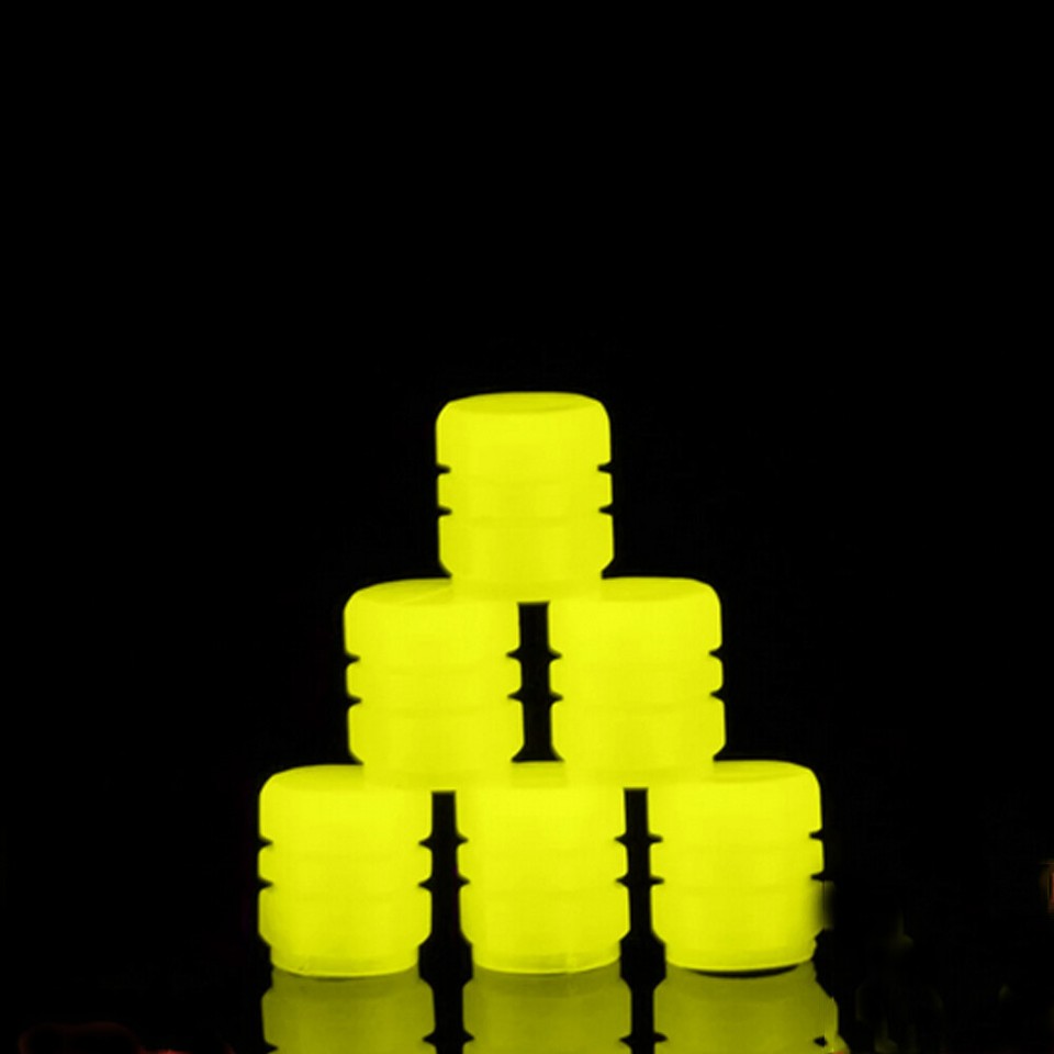 4x Luminous Car Wheel Tire Tyre Air Valve Stem Cap Cover Accessories eBay