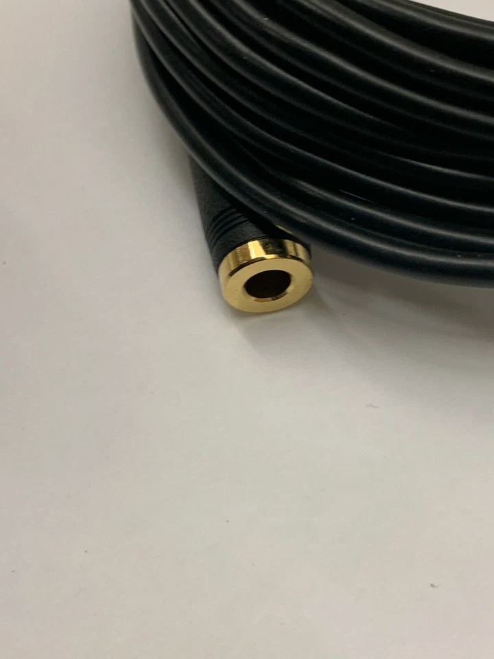 Cable de extensión de auriculares de 20 pies 1/8 estéreo macho a 1/4 estéreo hembra 42-2561 Foto 4 de 4