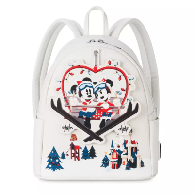 Mickey & Minnie Mouse Holiday Mini Backpack White Disney  display picture 2