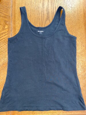 Women s OLD NAVY First Layer Tank Top Sleeveless STRETCHY Tank Sz Medium (gray)