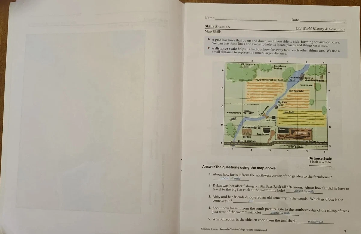 abeka Grade 5 Old World Historia Y La Geografía Quiz Key 2010