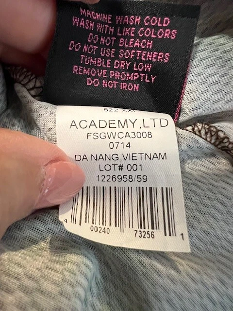 Hoodie Game Winner Ladies Sz 2XL Hunting Dura Cool Camo Pink Zipper/Stiches -NWT - Image 3 of 4