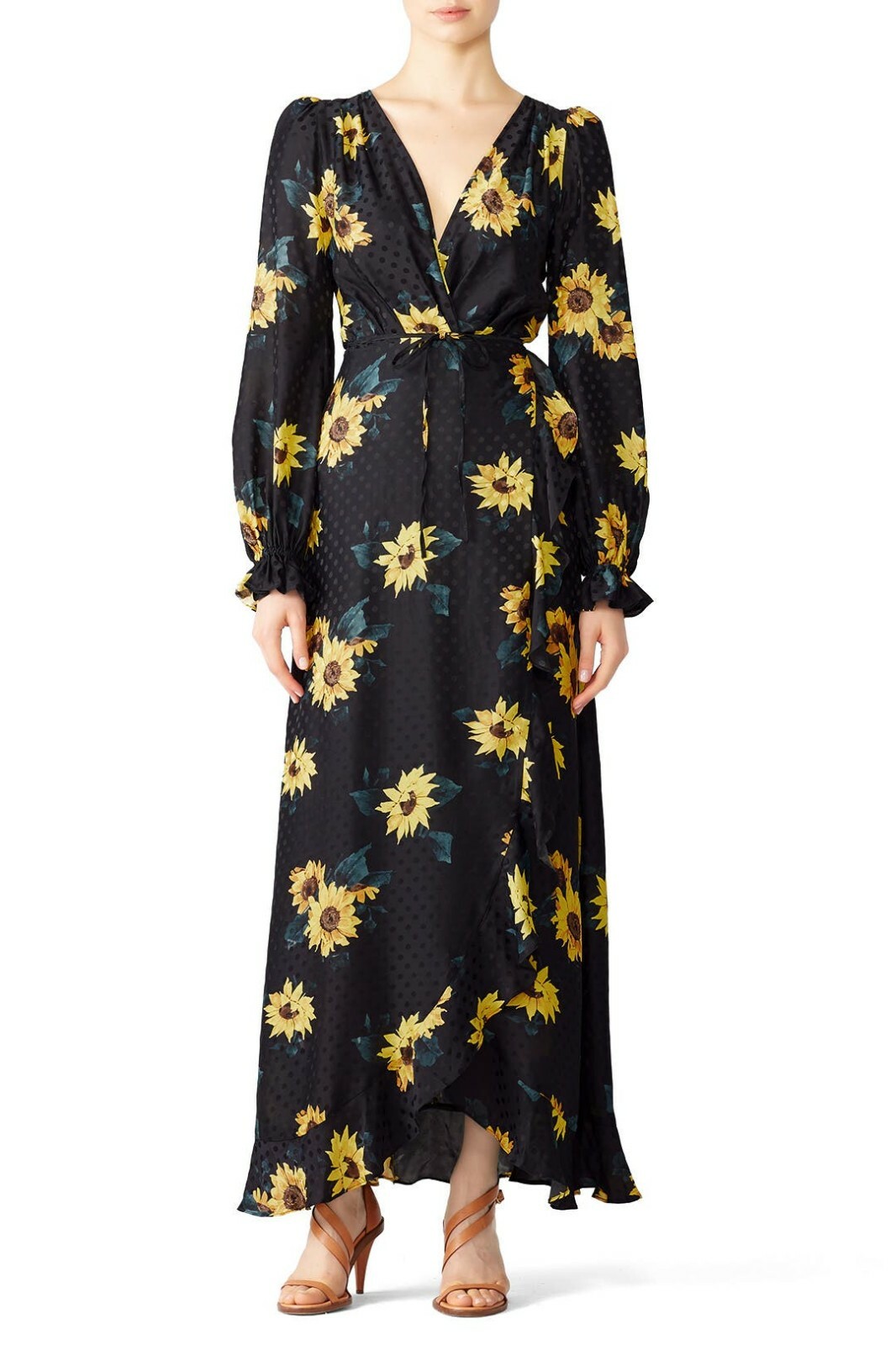 The Kooples Sunflower Ruffle Crossover 