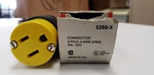 New Pass and Seymour 15 A 125 V 5269-X  2 Pole 3 wire. WAREHOUSE CLEAN OUT!
