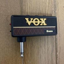 VOX amPlug Bass AP-BS Headphone Guitar Amplifier AUX Input Battery Powered 2 AAA