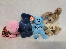 Ty Taffeta Pink Cat 9" Orion Rays Springer Hare Plush Soft Toy Stuffed Animal
