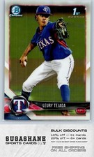 2018 Bowman Draft BDC-174 Leury Tejada Texas Rangers Baseball Card
