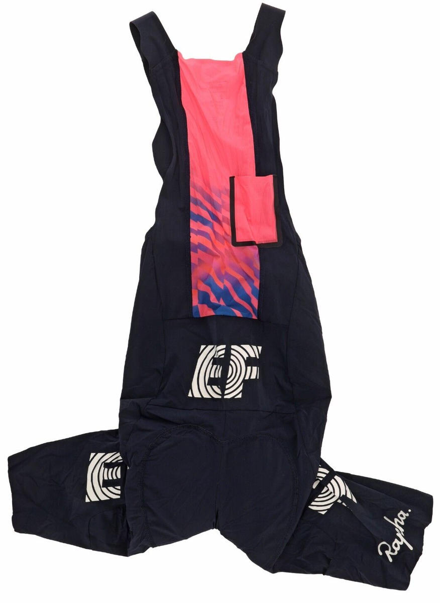 Cuissard Rapha EF Education First Pro Team Flyweight II – Taille 1, Homme, Bleu Marine/Rose