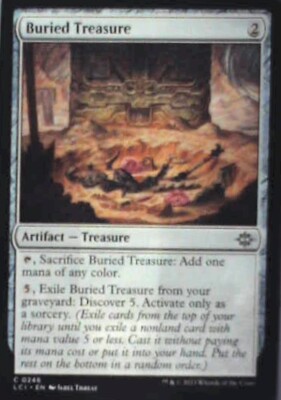 Buried Treasure - The Lost Caverns of Ixalan: #246, Magic: The Gathering Nm R203