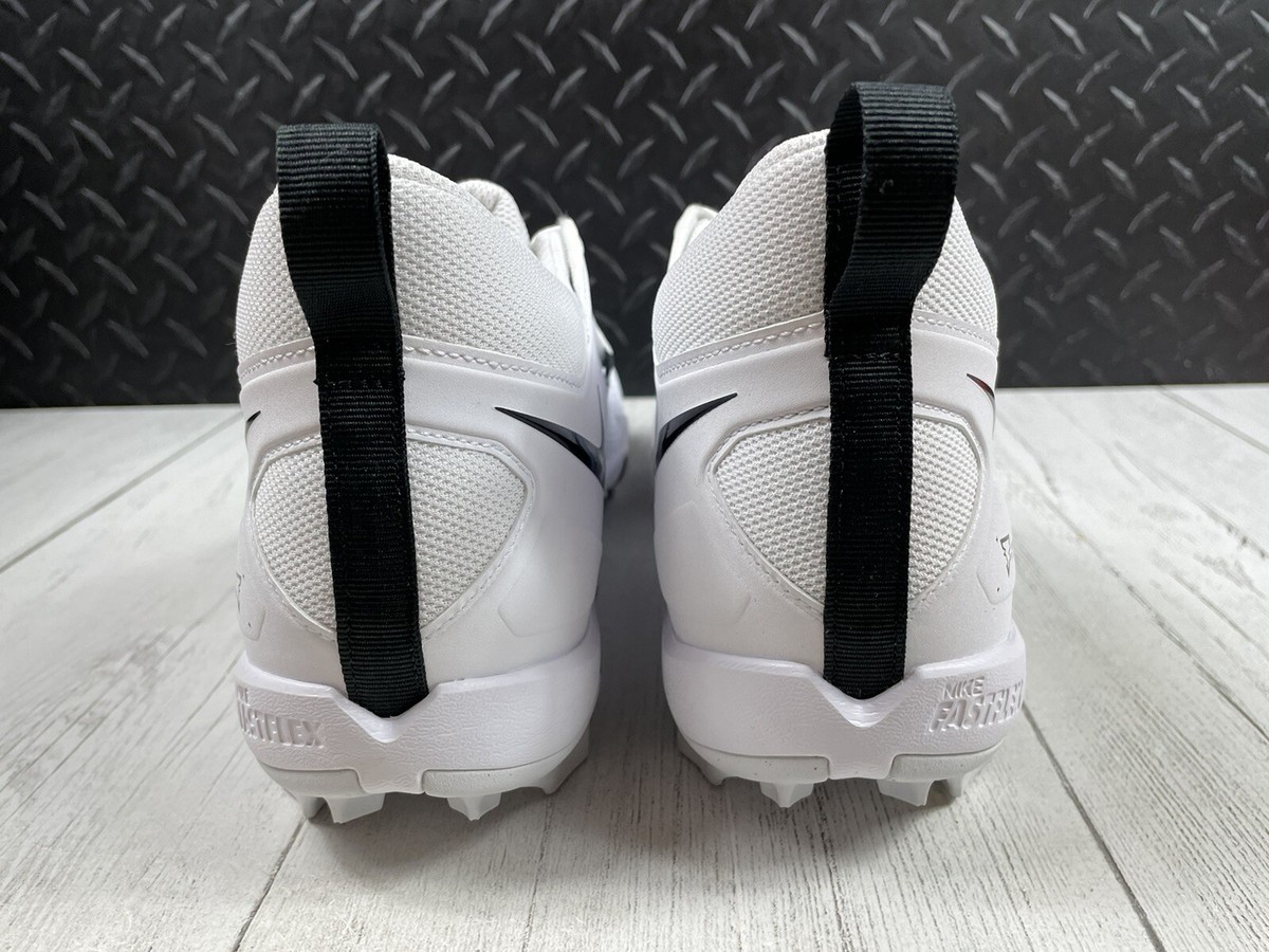 Size 9.5-Nike Alpha Menace 3 Shark Football Cleat WHITE 