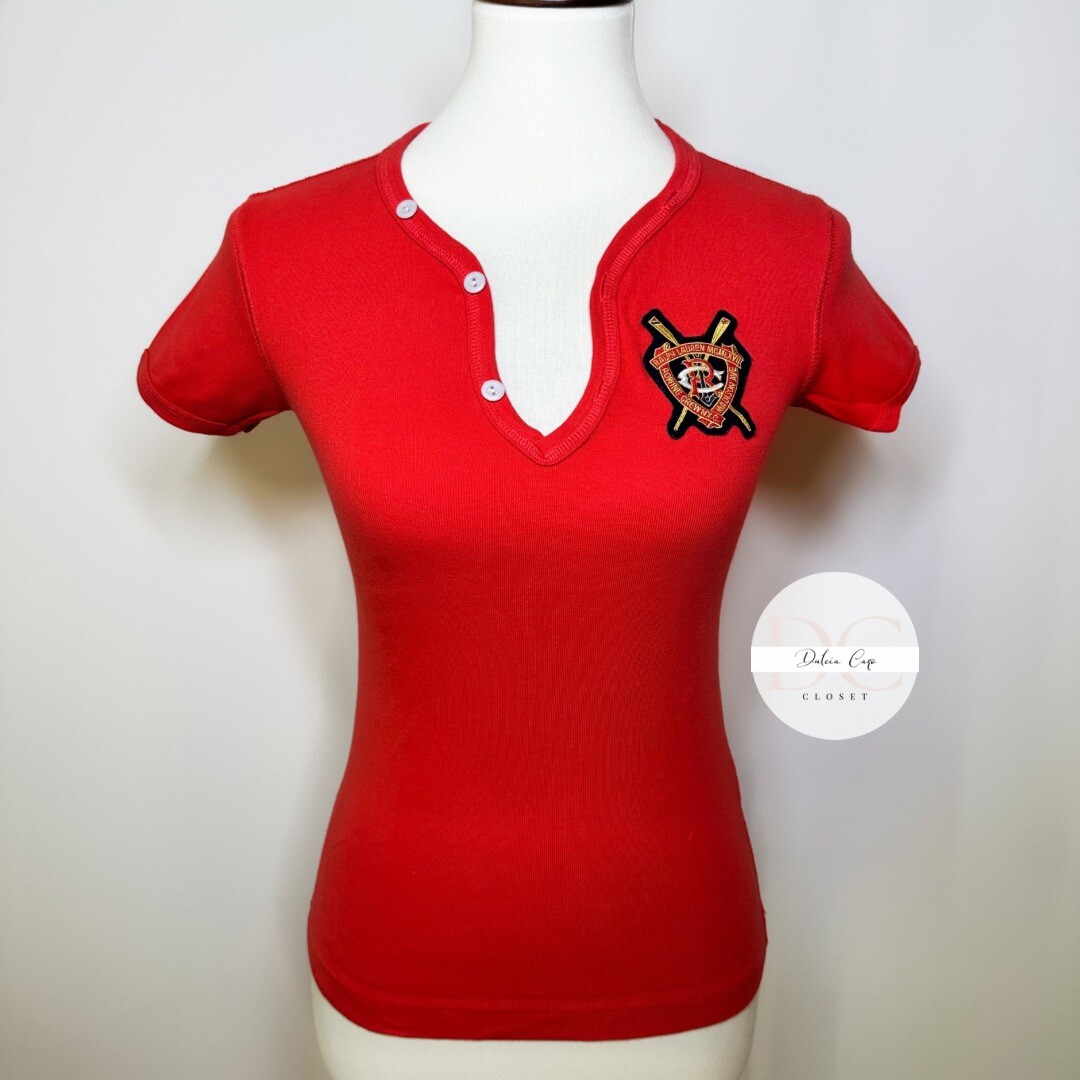 FILA Maglietta Ralph Lauren Rowing Crew taglia XS