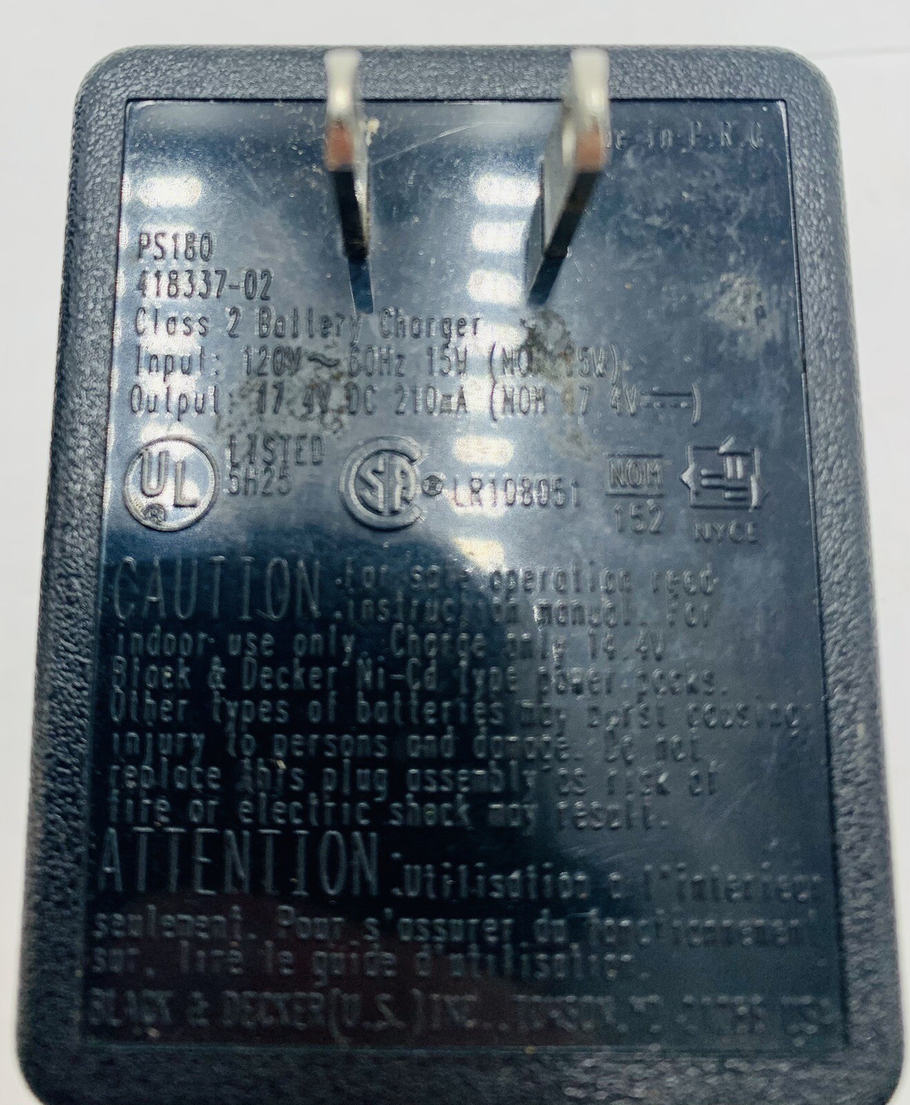 ORIGINAL OEM Genuine Black And Decker PS180 Battery Charger eBay