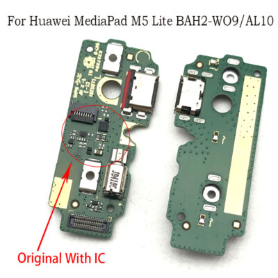 For Huawei Mediapad M5 lite BAH2-W09 Flex Part USB Charging port flex Connector 