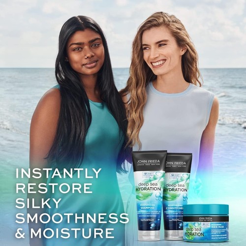 2x John Frieda Deep Sea Hydration Moisturising Conditioner 250ml for Dry Hair - Picture 4 of 6