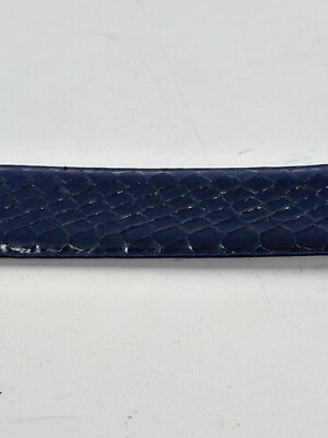 Genuine Snake Skin Leather Belt With Stone Buckle By Jean  display picture 3