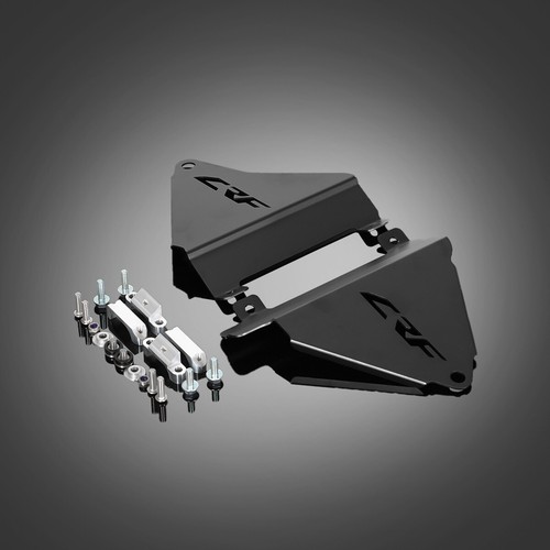 Black Works Connection Radiator Braces For HONDA CRF450L CRF450RL/450X 2019-2024 - Picture 10 of 22
