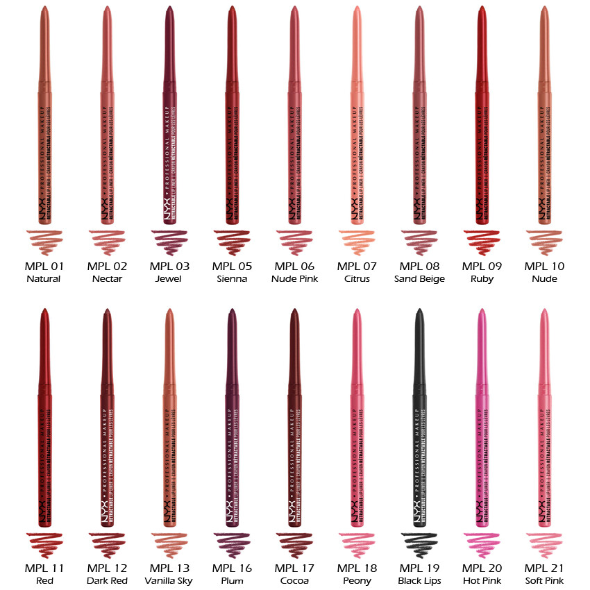 1 NYX Retractable Lip Liner - Waterproof 