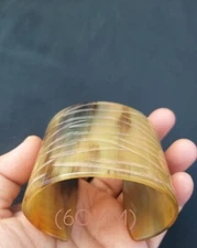 Natural Buffalo Horn Cuff Bracelet Handcrafted Vintage Bangle Jewelry Bohemian