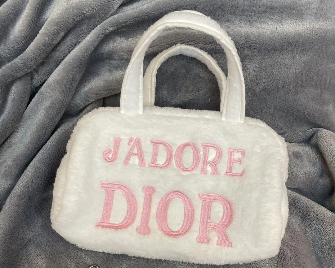 Dior Pink Logo Mini Boston Bag