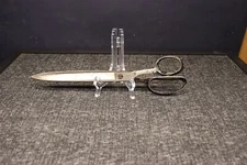 Antique Vtg 12" Compton U Set 88U Scissors Shears Dressmaker Seamstress Pair