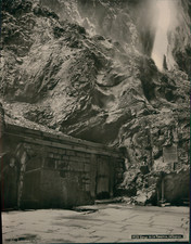 Schroeder & Cie., Tamina Gorge; la Source Vintage photomechanical print. 